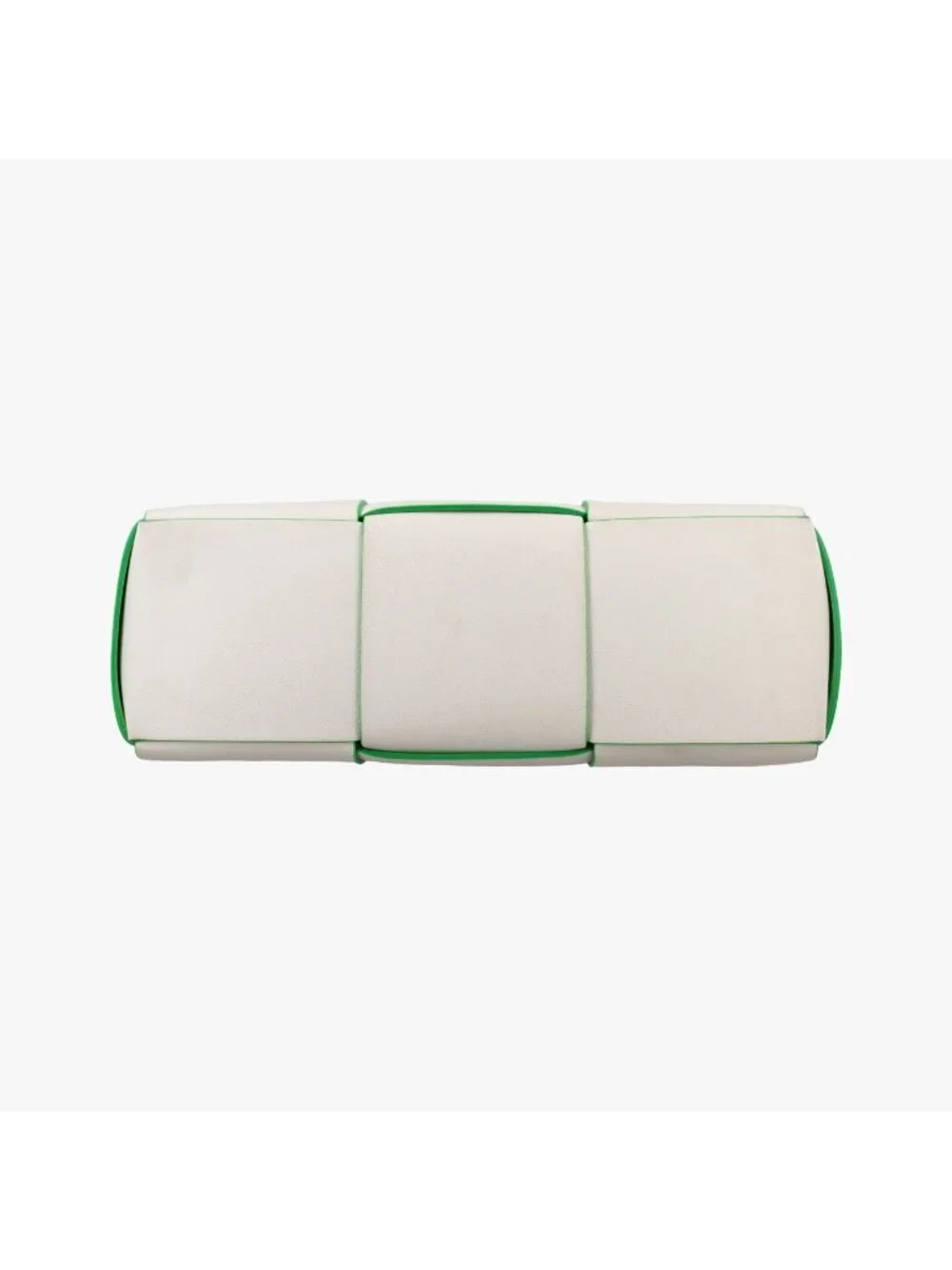 Bottega Veneta the Arco Tote White Green Lambskin